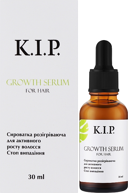 Розігріваюча сироватка для активного росту волосся "Стоп випадіння" - K.I.P. Growth Serum — фото N2