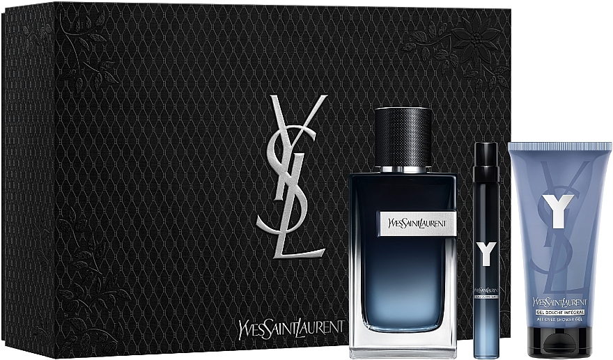 Yves Saint Laurent Y - Набор (edp/100ml + edp/10ml + sh/gel/50ml) — фото N1