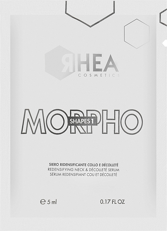 Ремоделирующий серум для кожи шеи и декольте - Rhea Cosmetics Morphoshapes 1 (пробник)