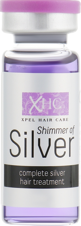 Ампулы для восстановления волос - Xpel Marketing Ltd Silver Hair Treatment Shots — фото N3