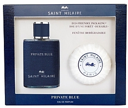 Saint Hilaire Private Blue - Набор (edp/100ml + soap/100g) — фото N1