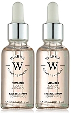 Набор - Warda Vitamin C Glow Boost Oil-Serum (f/oil/serum/2x30ml) — фото N1