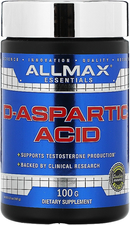 D-аспарагиновая кислота - Allmax Nutrition D-Aspartic Acid — фото N1