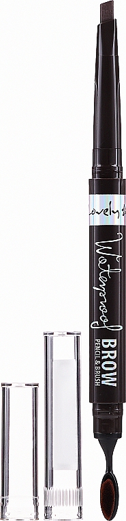 Водостійкий олівець для брів - Lovely Waterproof Brow Pencil — фото N1