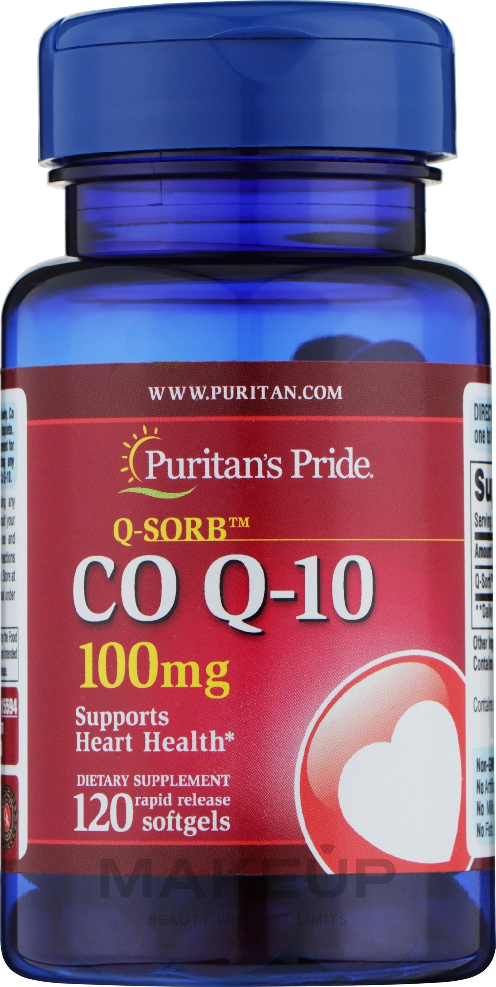 Дієтична добавка "CoQ10" 100 mg - Swanson CoQ10 — фото 120шт