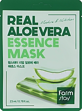 Парфумерія, косметика Зволожувальна тканинна маска для обличчя з алое - FarmStay Real Aloe Vera Essence Mask