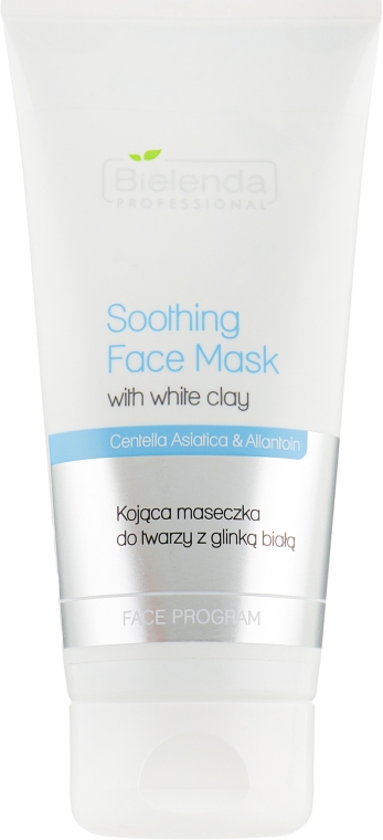 Заспокійлива маска для обличчя, з білою глиною - Bielenda Professional Face Program Soothing Face Mask With White Clay — фото N1