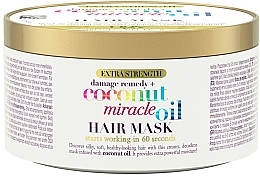 Духи, Парфюмерия, косметика Маска для поврежденных волос с кокосовым маслом - OGX Coconut Miracle Oil Hair Mask