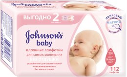 Духи, Парфюмерия, косметика Влажные салфетки "Без Ароматизаторов" - Johnson’s® Baby (112шт.)