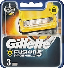 Духи, Парфюмерия, косметика Сменные кассеты для бритья, 3 шт. - Gillette Fusion ProShield