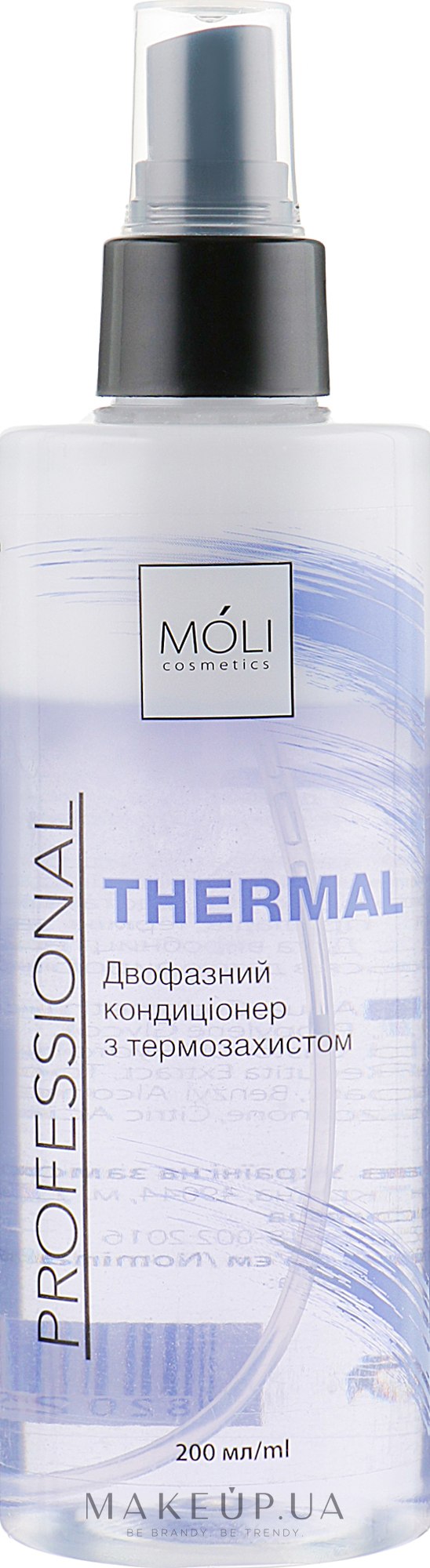 Двофазний спрей-кондиціонер з термозахистом - Moli Cosmetics Thermal Spray — фото 200ml