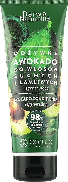 Восстанавливающий кондиционер с авокадо - Barwa Natural Avocado Conditioner — фото N1