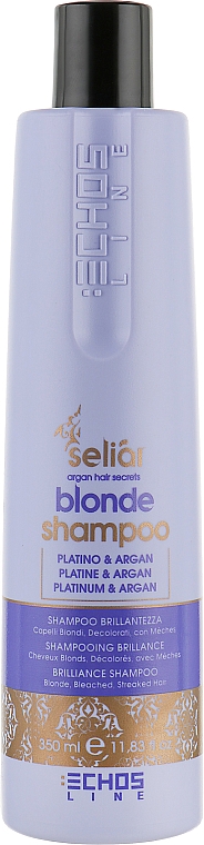 Шампунь для светлых и окрашенных волос - Echosline Seliar Blond Shampoo