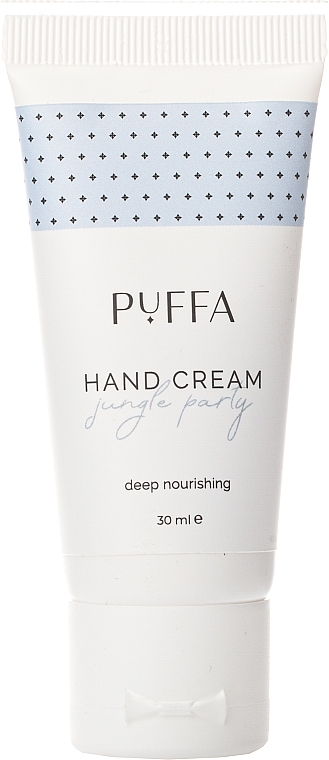Крем для рук з ароматом кокоса - Puffa Jungle Party Hand Cream — фото N1