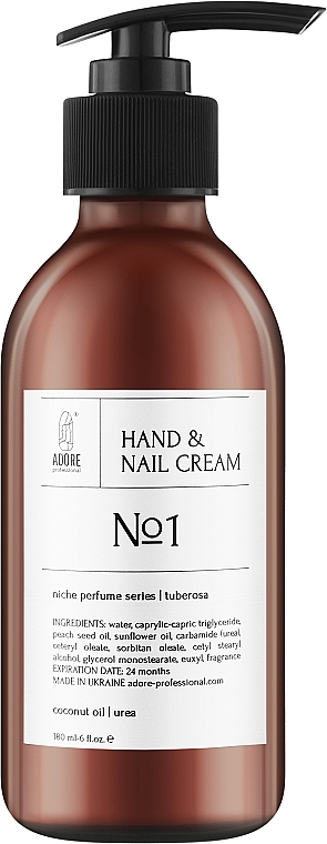 Крем для рук и ногтей №1 - Adore Professional Hand & Nail Cream Niche Perfume Tuberosa