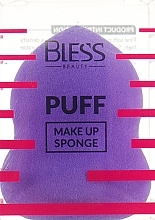 Парфумерія, косметика УЦІНКА Спонж грушоподібний, фіолетовий - Bless Beauty PUFF Make Up Sponge *