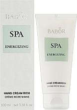 Крем для рук - Babor Spa Energizing Hand Cream Rich — фото N2