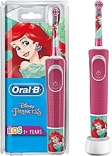 Электрическая зубная щетка, Ариэль - Oral-B Kids Vitality 100 Princess Pink — фото N2