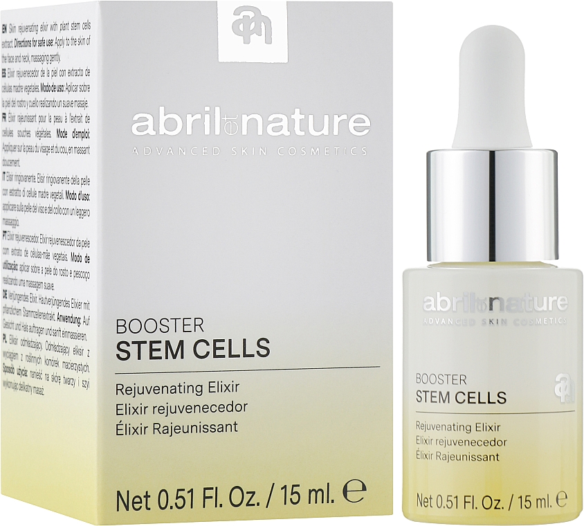 Омолоджувальний бустер-еліксир для обличчя - Abril et Nature Rejuvenating Stem Cell Booster — фото N2