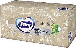 Серветки косметичні тришарові, польові трави, 90 шт. - Zewa Deluxe — фото N1