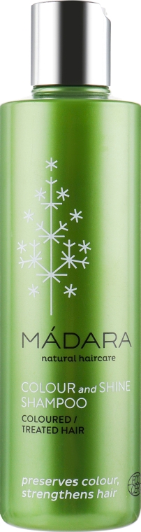 Шампунь для окрашенных и химически обработанных волос - Madara Cosmetics Colour & Shine Shampoo — фото N1