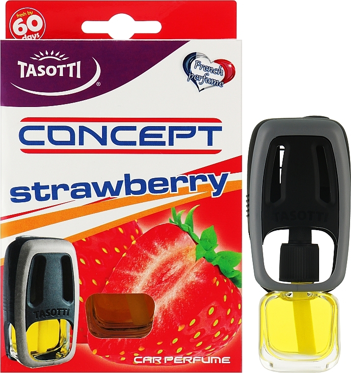 Автомобильный ароматизатор на дефлектор "Strawberry" - Tasotti Concept — фото N2
