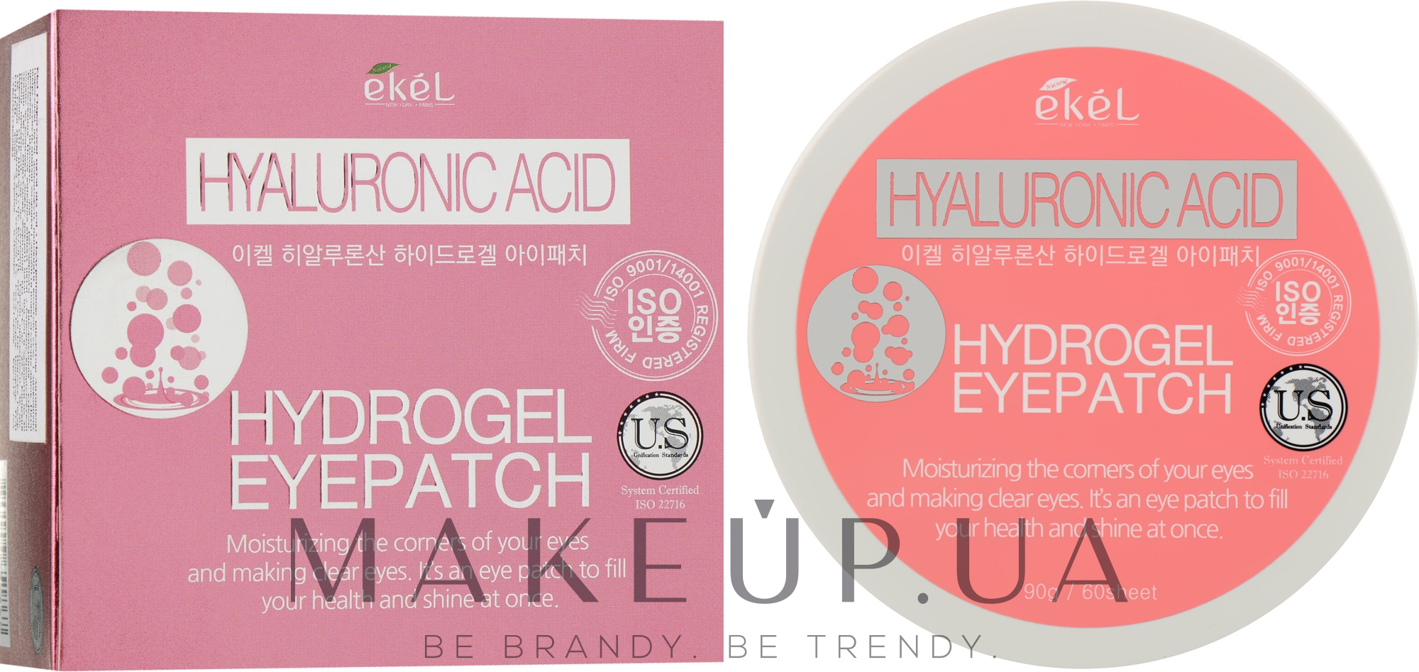 Патчи для век - Ekel Hydrogel Eye Patch Hyaluronic Acid — фото 60шт