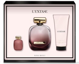 Духи, Парфюмерия, косметика Nina Ricci L’Extase - Набор (edp/80ml + bod/lot/100ml + edp/5ml)