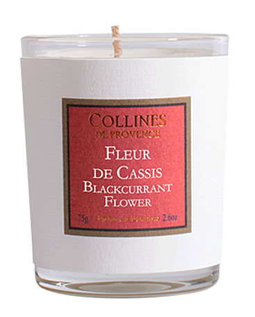 Ароматична свічка "Квітка чорної смородини" - Collines de Provence Blackcurrant Flower Candles — фото N1