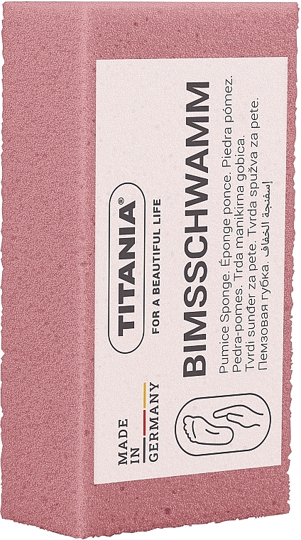 Пемза натуральная, бледно-розовая - Titania — фото N2