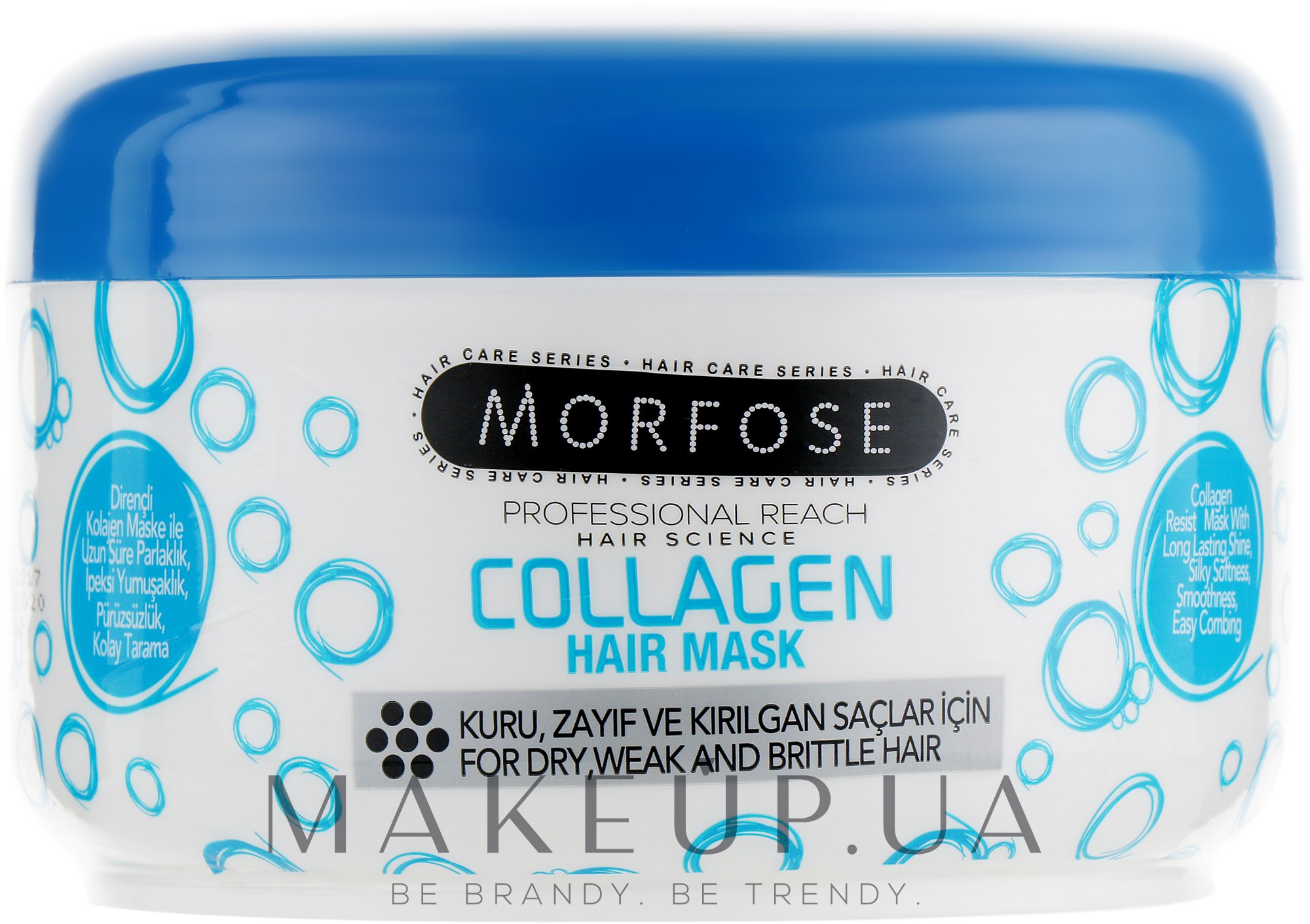 Маска для волос коллагеновая - Morfose Collagen Hair Mask — фото 500ml