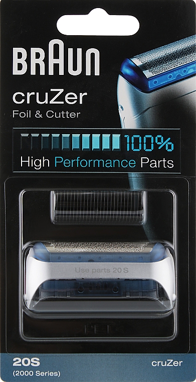 Сітка для гоління таріжучий блок - Braun Cruzer 20S — фото N1