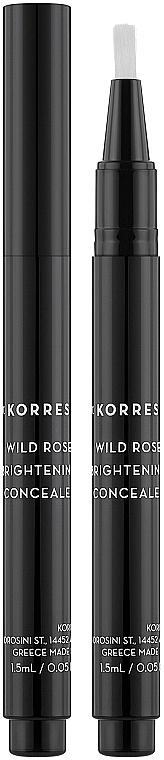 Консилер для обличчя - Korres Wild Rose Brightening Concealer — фото N1