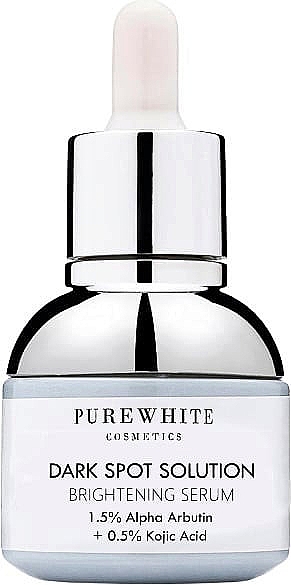 Освітлювальна сироватка від темних плям - Pure White Cosmetics Dark Spot Solution Brightening Serum — фото N1