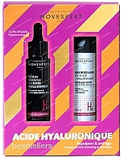 Духи, Парфюмерия, косметика Набор для ухода за лицом - Novexpert Hyaluronic Acid (ser/30ml + water/50ml)