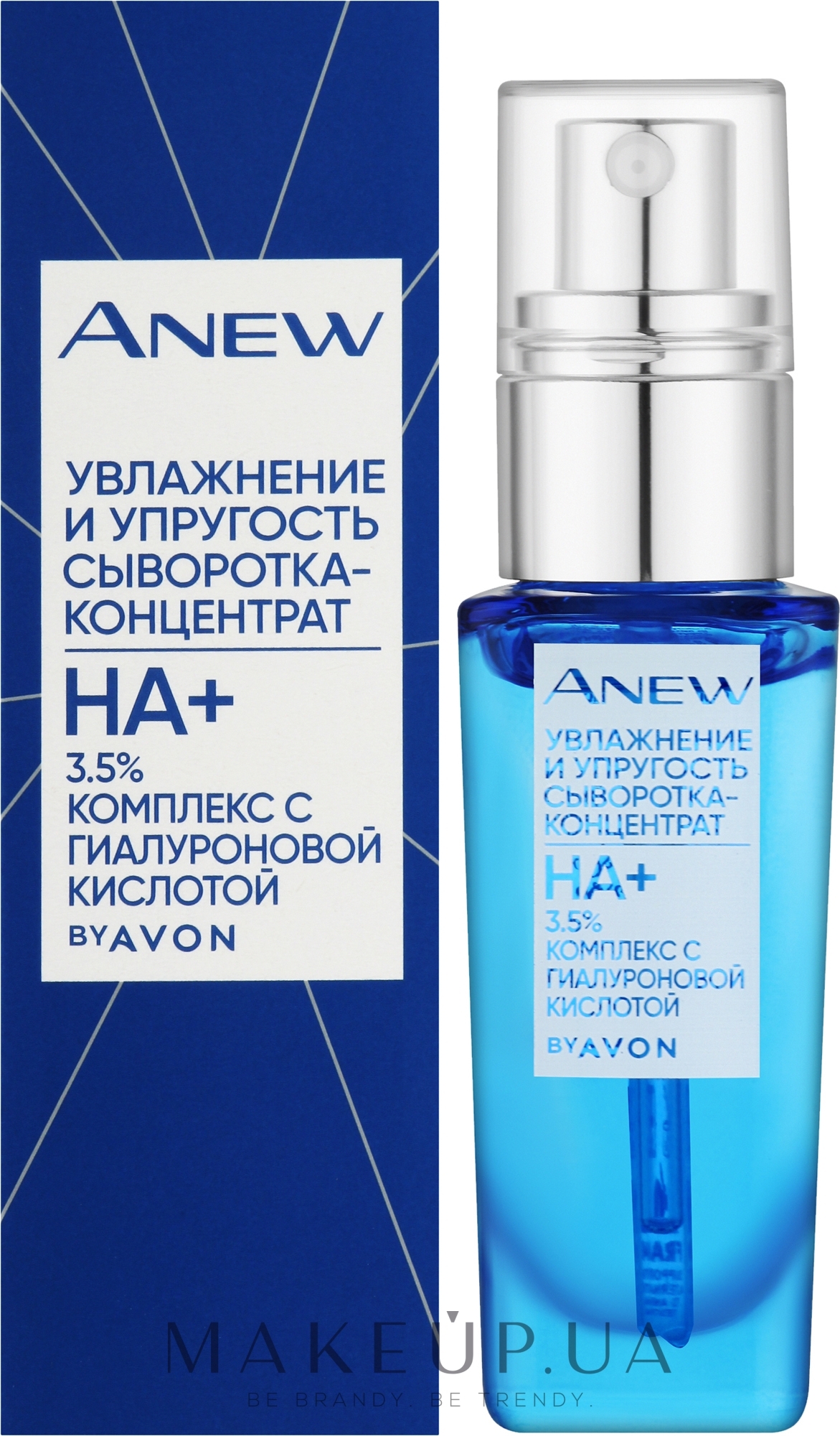 Сироватка для обличчя - Avon Anew Hydrate & Plump Concentrate 3.5% Hyaluronic Acid Complex — фото 30ml