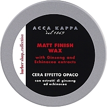 Матовый воск для волос - Acca Kappa Matt Finish Wax — фото N1