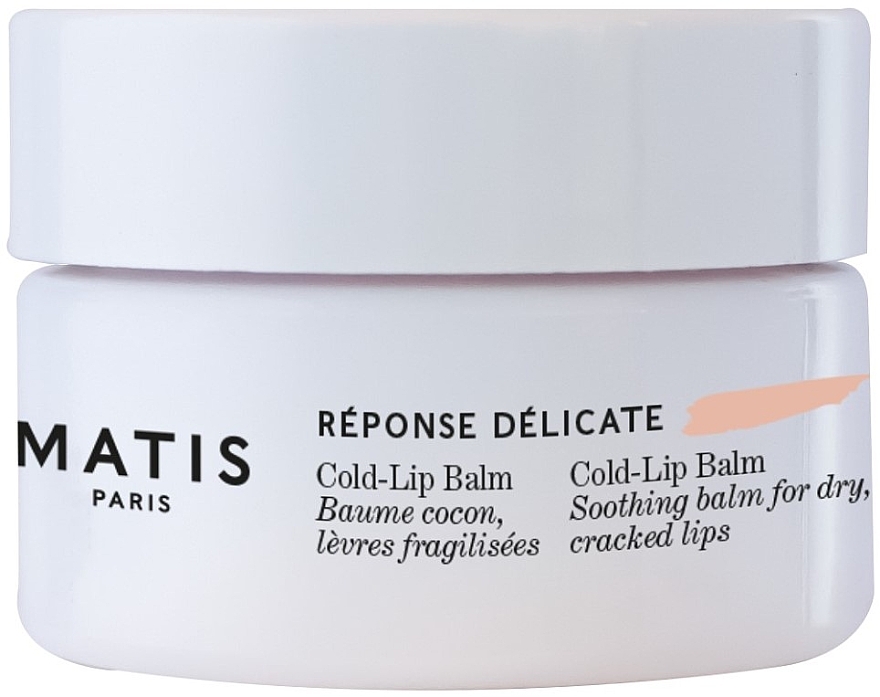 Заспокійливий бальзам для сухих, потрісканих губ - Matis Reponse Delicate Cold-Lip Balm — фото N1