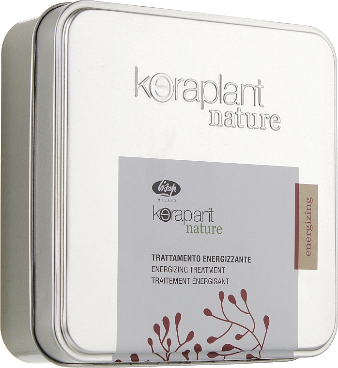 Лосьйон проти випадіння волосся в ампулах - Lisap Keraplant Nature Energizing Treatment — фото N1