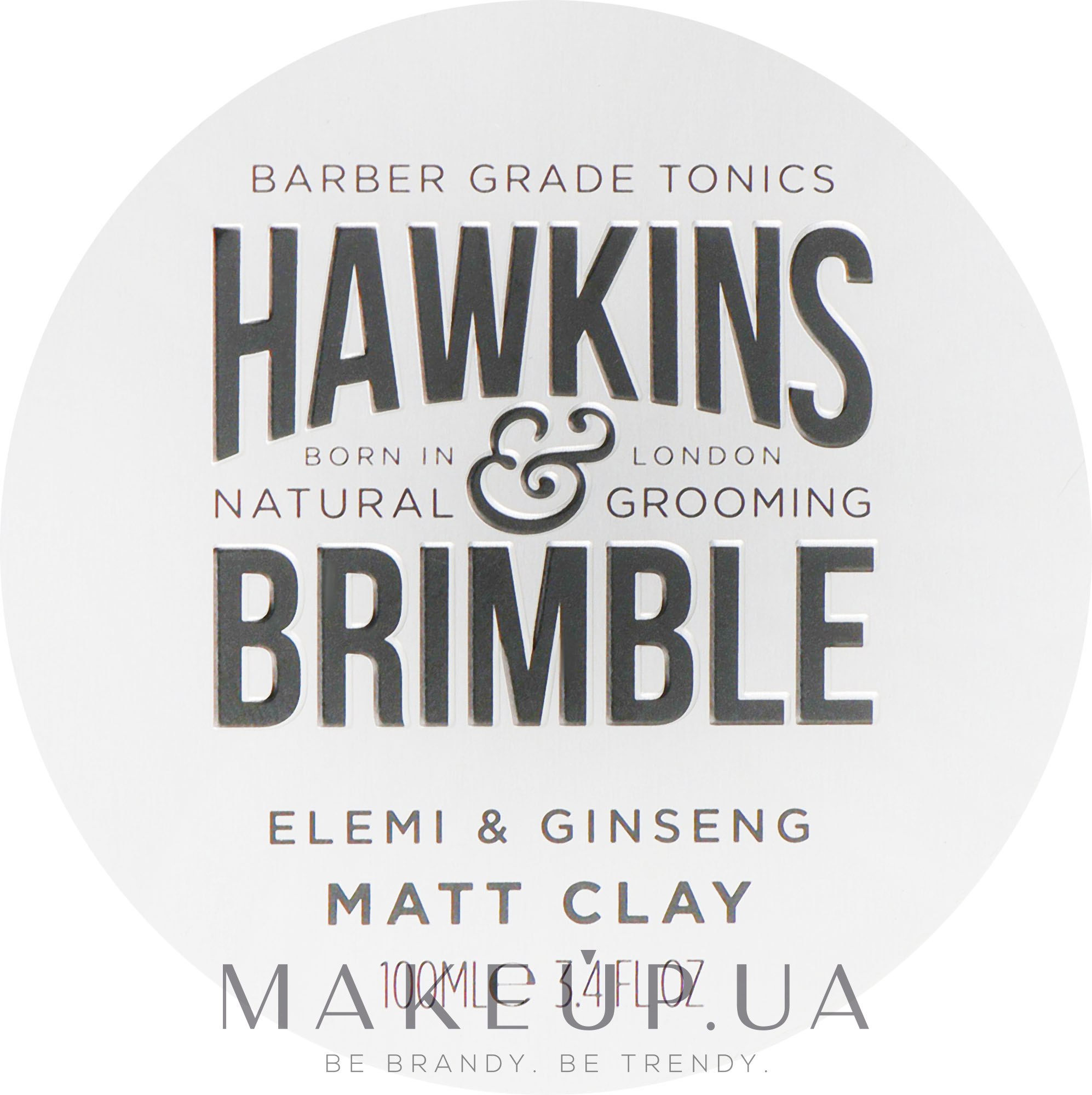 Матова глина для укладання волосся - Hawkins & Brimble Elemi & Ginseng Matt Clay — фото 100ml