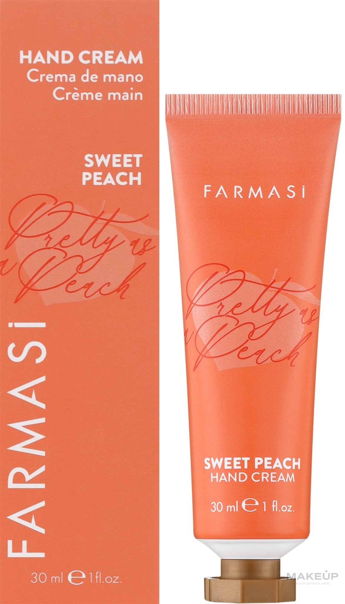 Крем для рук "Персик" - Farmasi Sweet Peach Hand Cream — фото 30ml