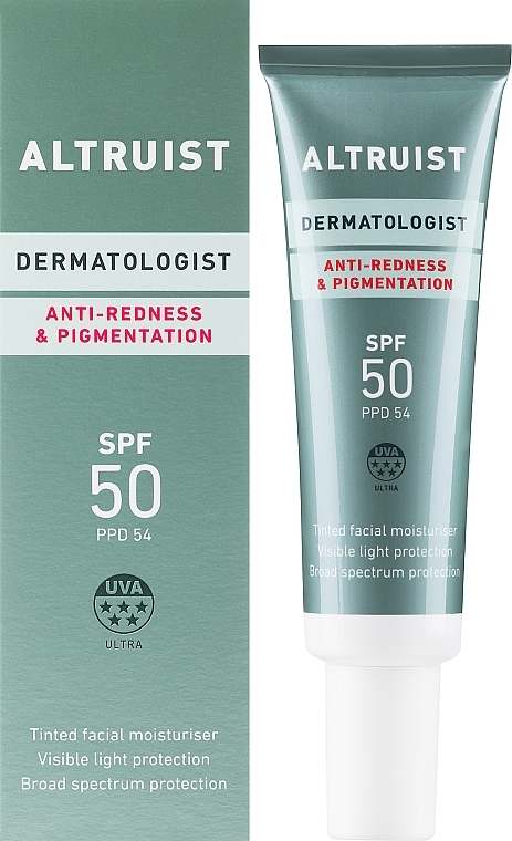 Крем против покраснений и пигментации с защитой от солнца - Altruist Dermatologist Anti Redness And Pigmentation Spf50 — фото N2