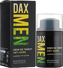 Парфумерія, косметика Заспокійливий антивіковий крем для обличчя після гоління - DAX Men