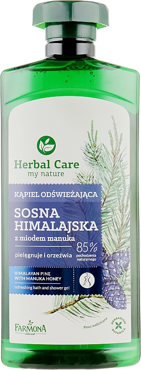 Гель-масло для ванны и душа "Сосна и мед манука" - Farmona Herbal Care