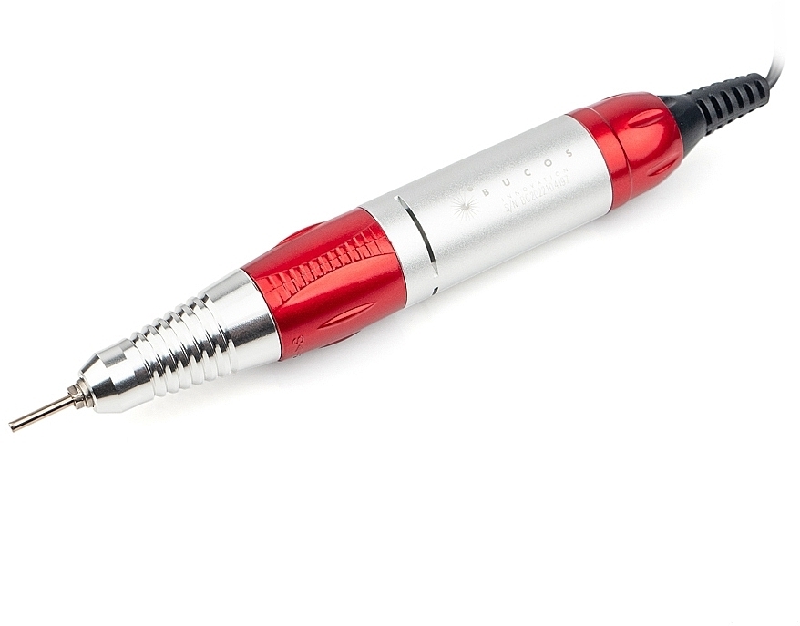 Фрезер для манікюру та педикюру, червоний - Bucos Nail Drill Pro ZS-603 Red — фото N3