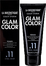 Бальзам с антижелтым эффектом - La Biosthetique Glam Color Toner Steel Gray.11 — фото N2