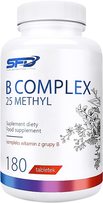 Комплекс вітамінів групи В - SFD Nutrition B Complex 25 Methyl — фото N1