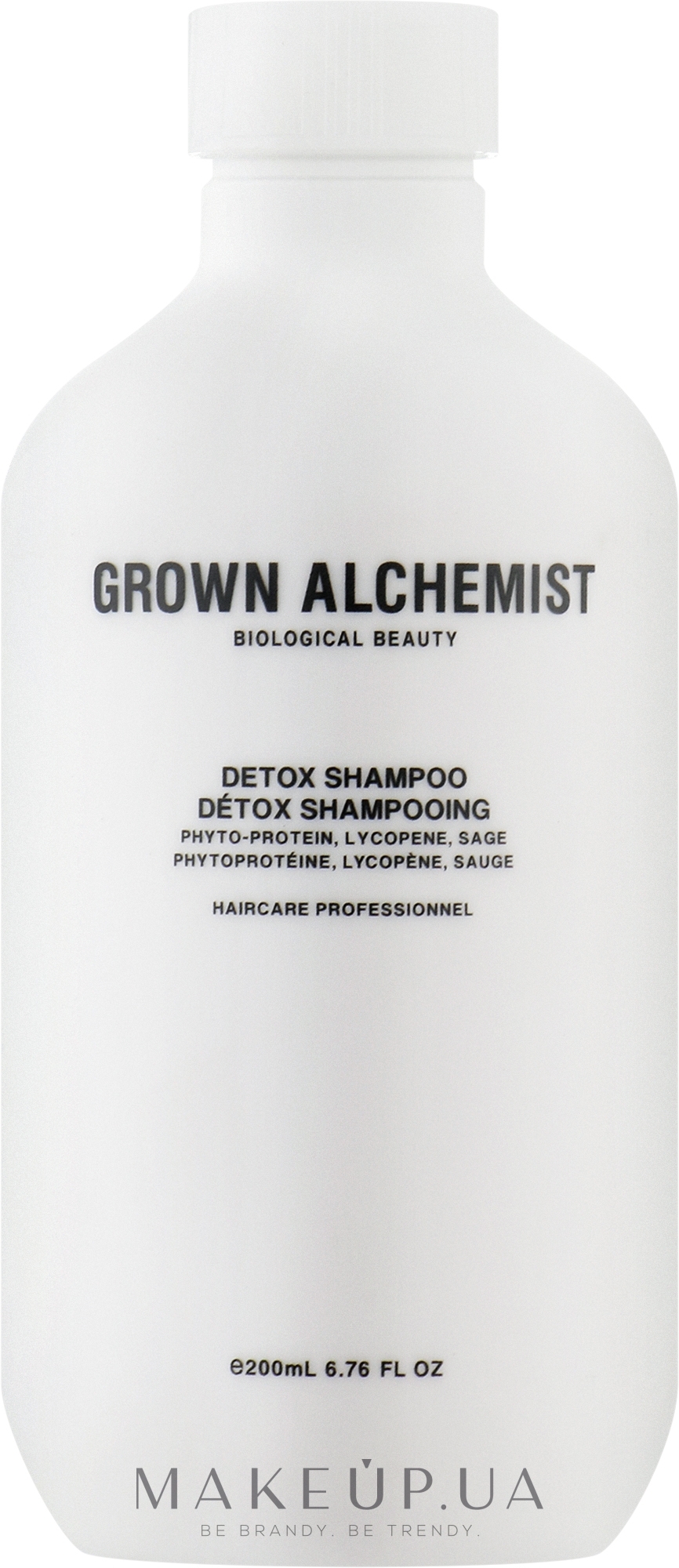 Детокс-шампунь - Grown Alchemist Detox Shampoo Hydrolyzed Silk Protein & Black Pepper & Sage — фото 200ml