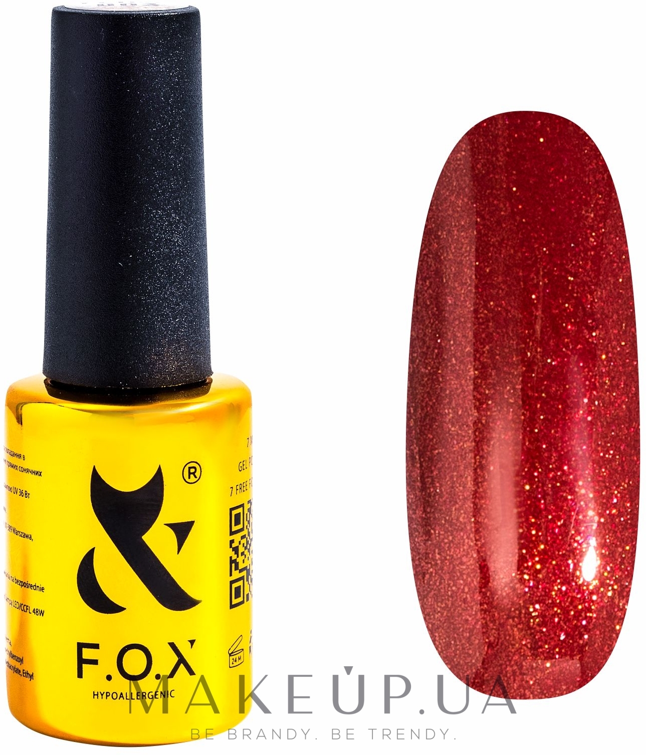 F.O.X Gel Polish Fetish - Гель-лак для ногтей: купить по лучшей цене в  Украине | Makeup.ua