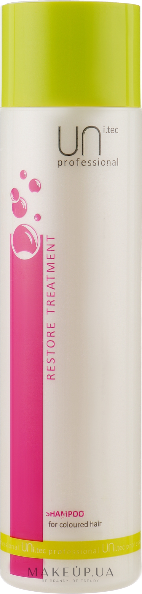 Шампунь для окрашенных волос - UNi.tec Professional Restore Treatment Shampoo — фото 250ml